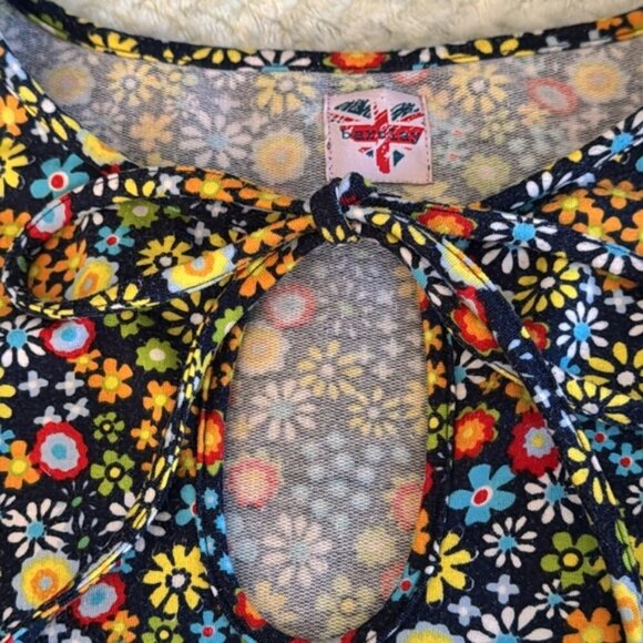 Flower Dress Retro Hippy Vintage Vibe Size Small - Picture 6 of 12
